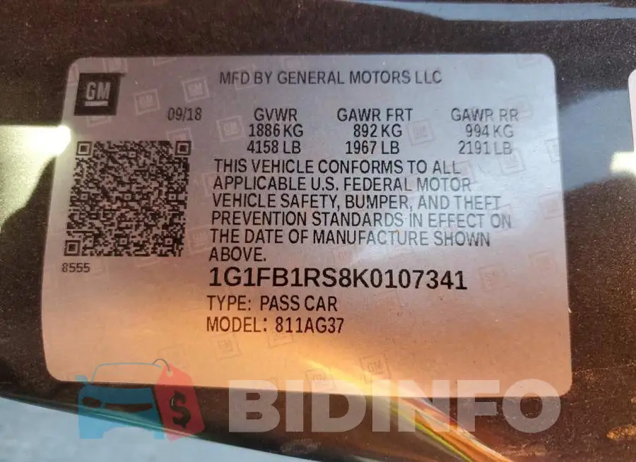 1G1FB1RS8K0107341 Photo# 12