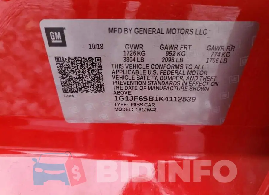 1G1JF6SB1K4112539 Photo# 10