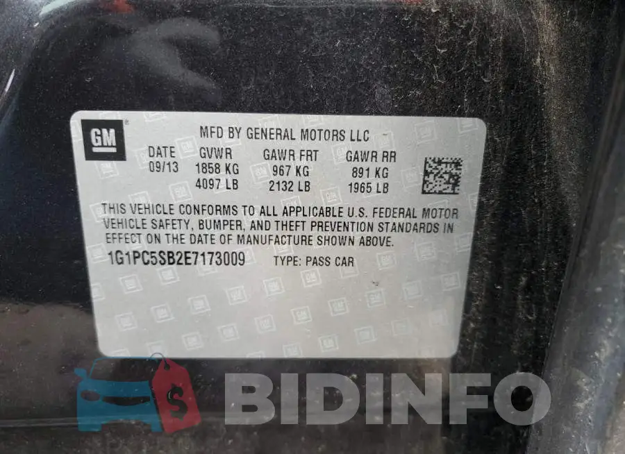 1G1PC5SB2E7173009 Photo# 12