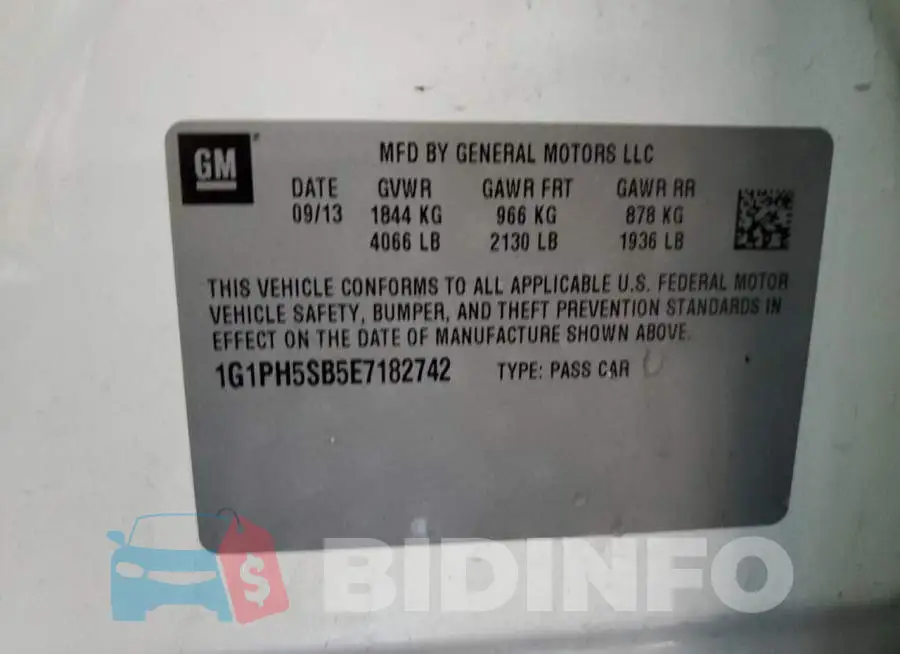 1G1PH5SB5E7182742 Photo# 12