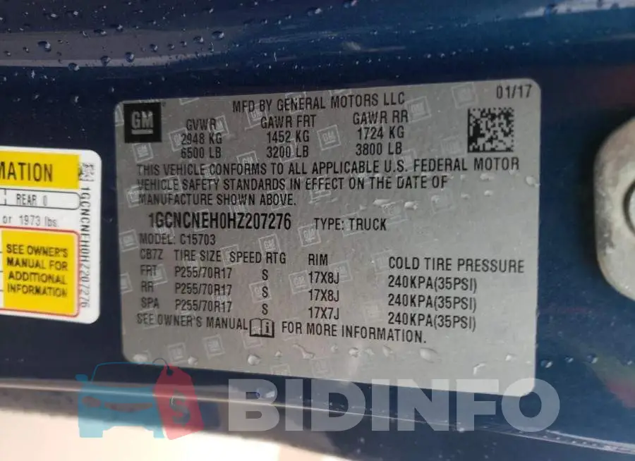 1GCNCNEH0HZ207276 Photo# 12
