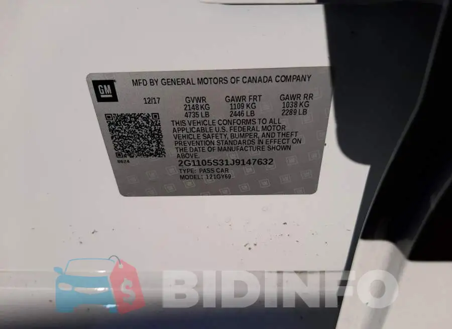 2G1105S31J9147632 Photo# 13