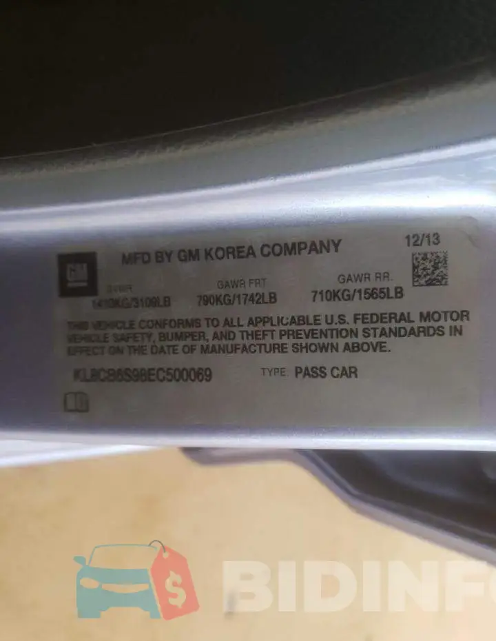 KL8CB6S98EC500069 Photo# 13