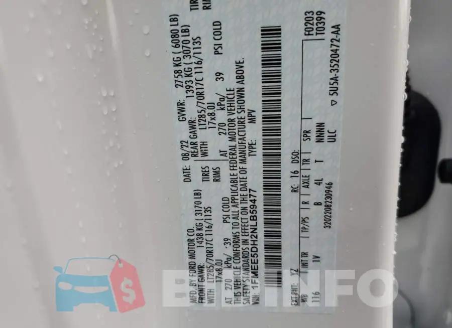 1FMEE5DH2NLB59477 Photo# 13