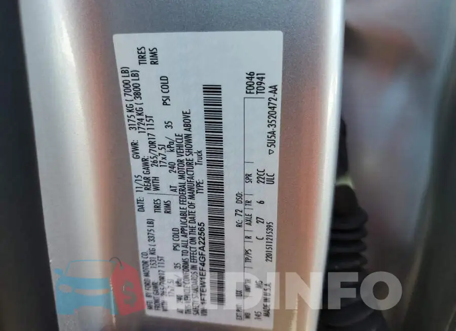 1FTEW1EF4GFA22565 Photo# 12
