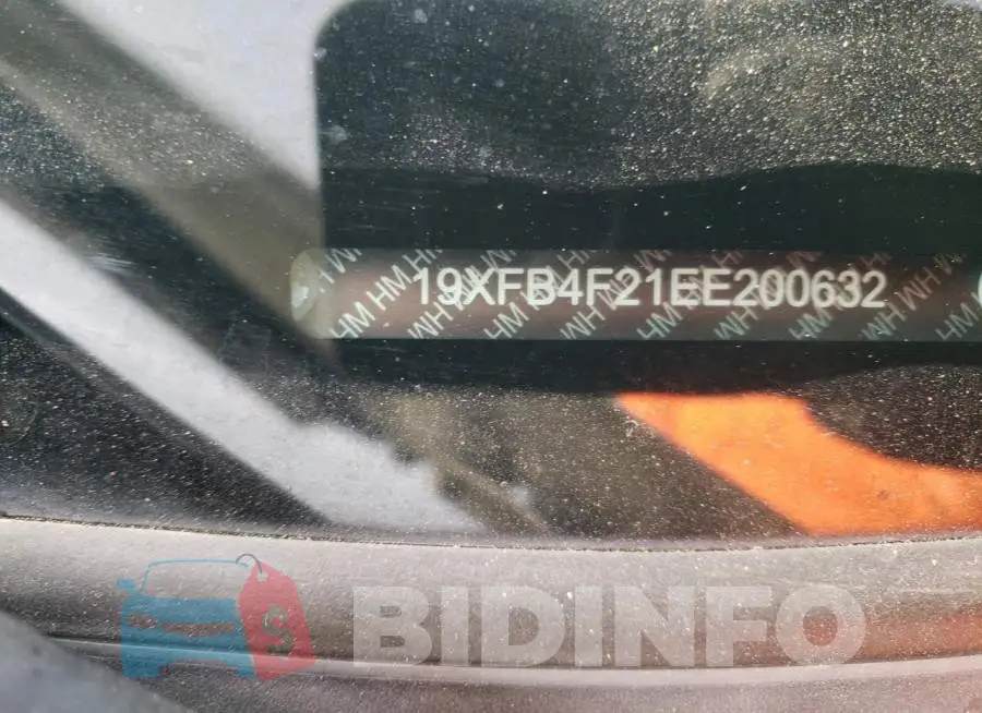 19XFB4F21EE200632 Photo# 12