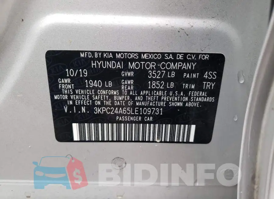 3KPC24A65LE109731 Photo# 12