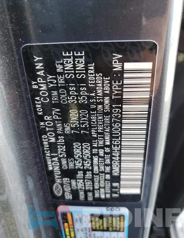 KM8R44HE6LU067391 Photo# 13