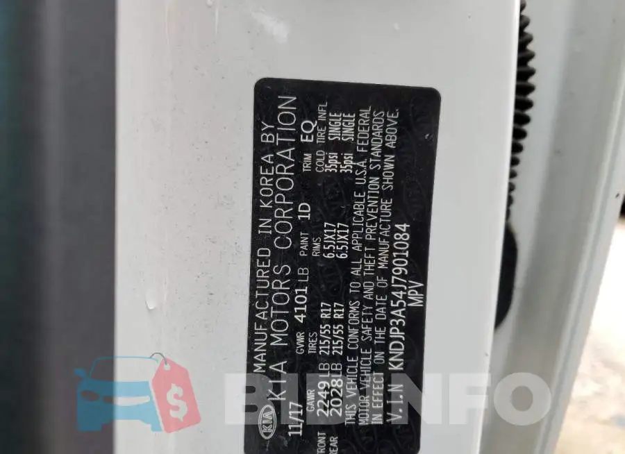 KNDJP3A54J7901084 Photo# 12