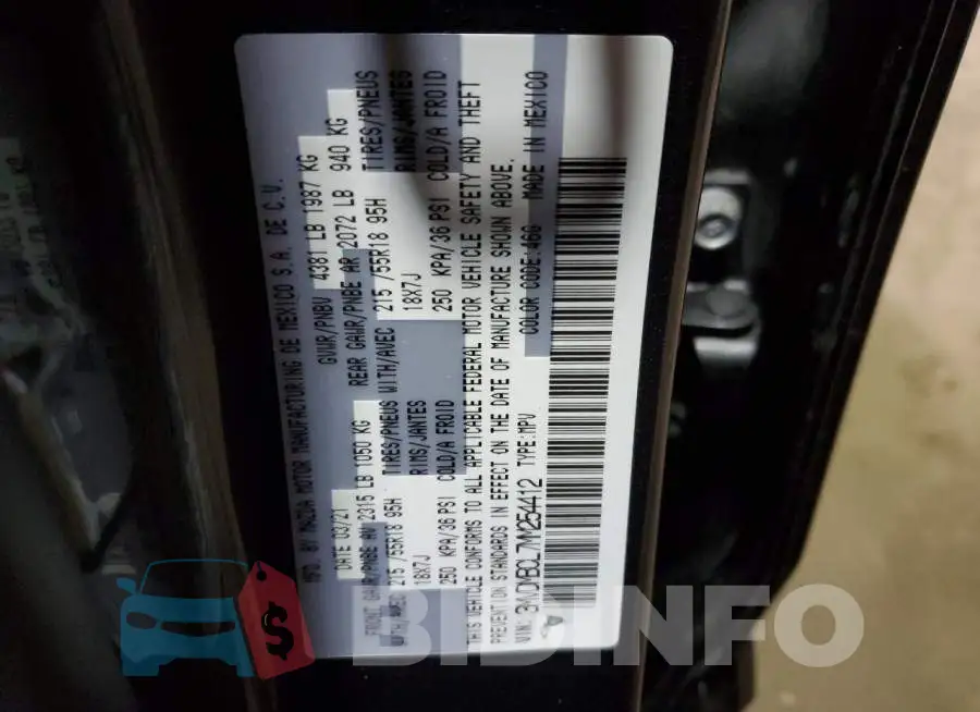 3MVDMBCL7MM254412 Photo# 12