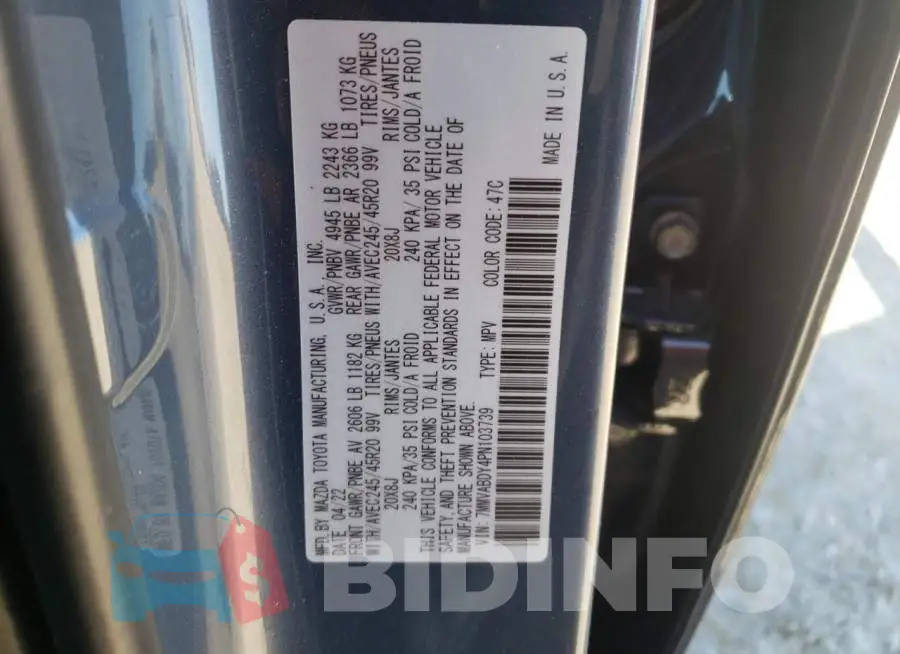7MMVABDY4PN103739 Photo# 12