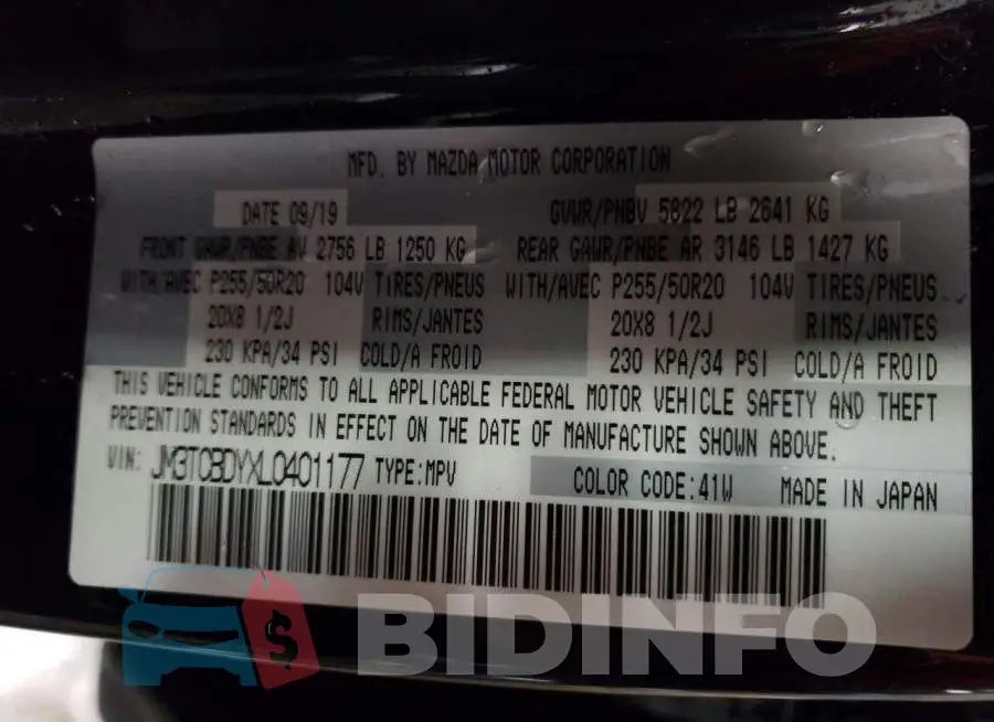 JM3TCBDYXL0401177 Photo# 14