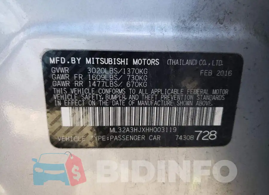 ML32A3HJXHH003119 Photo# 10