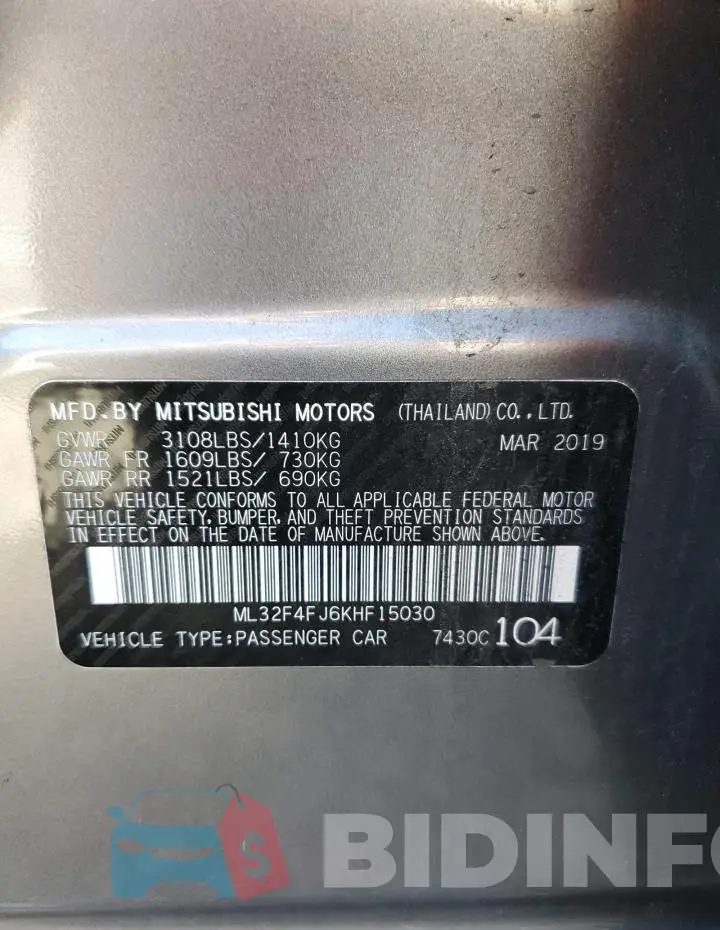 ML32F4FJ6KHF15030 Photo# 12