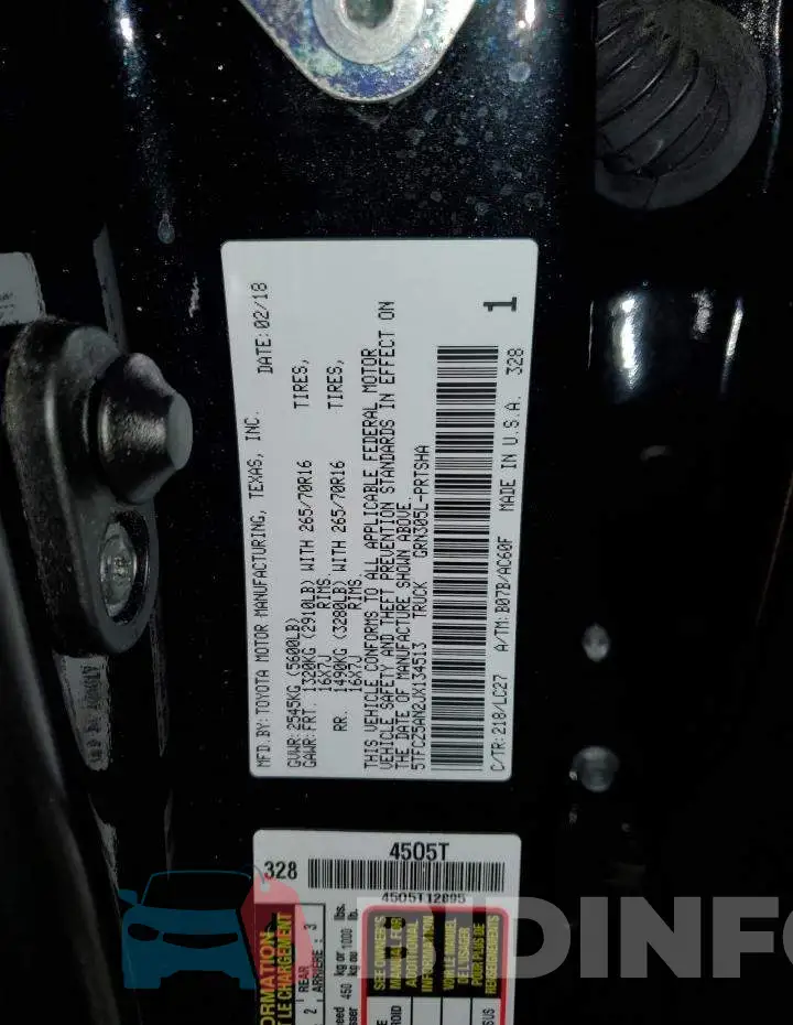5TFCZ5AN2JX134513 Photo# 12