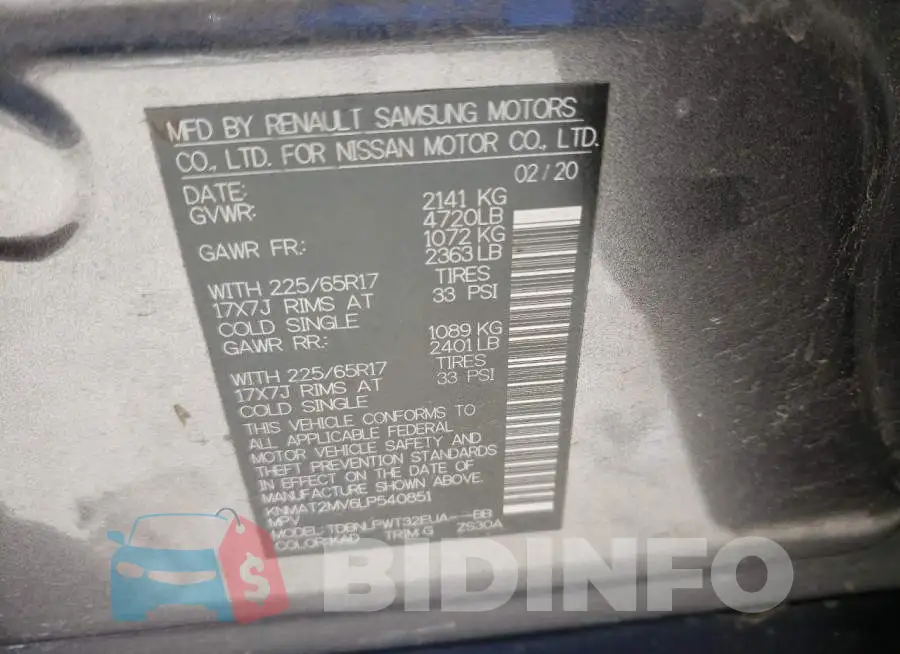 KNMAT2MV6LP540851 Photo# 13