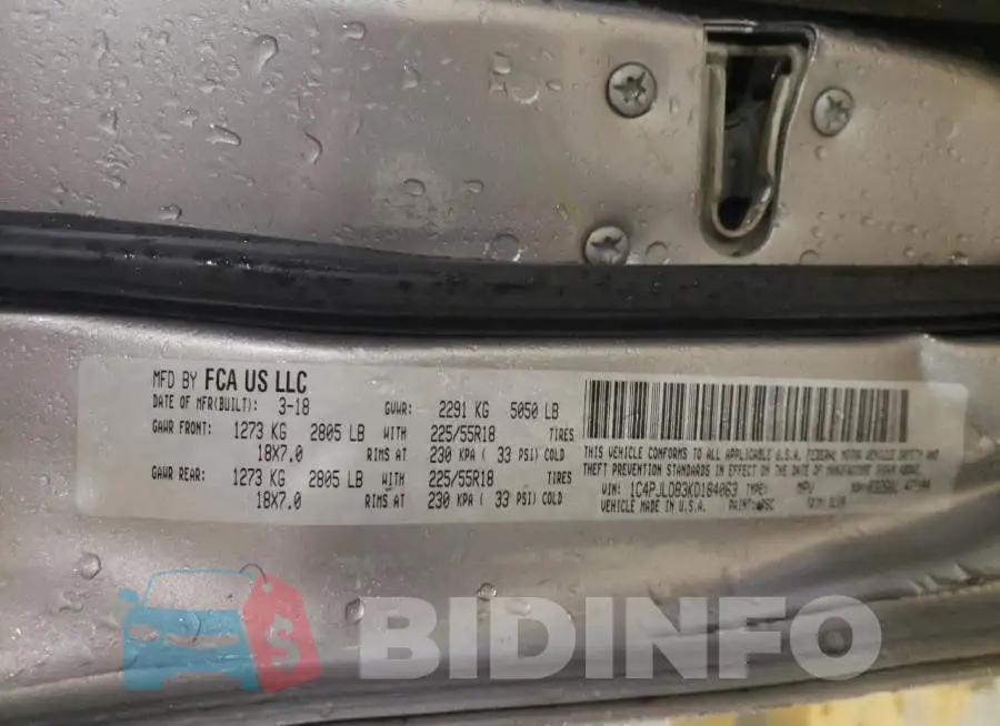 1C4PJLDB3KD184063 Photo# 13