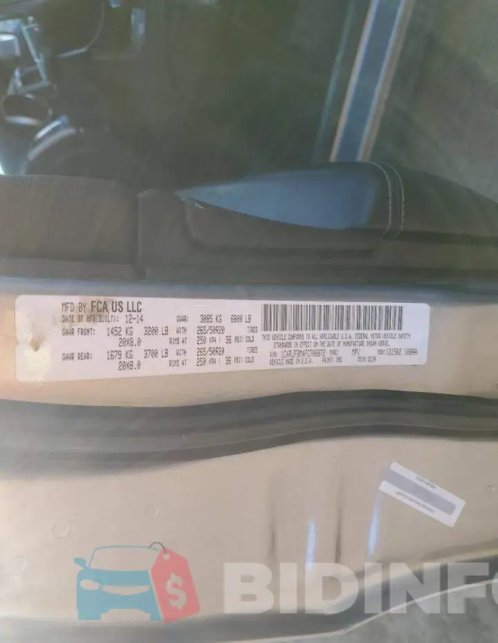 1C4RJFBM4FC706872 Photo# 13
