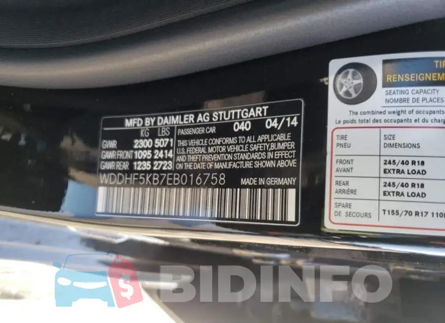 WDDHF5KB7EB016758 Photo# 12