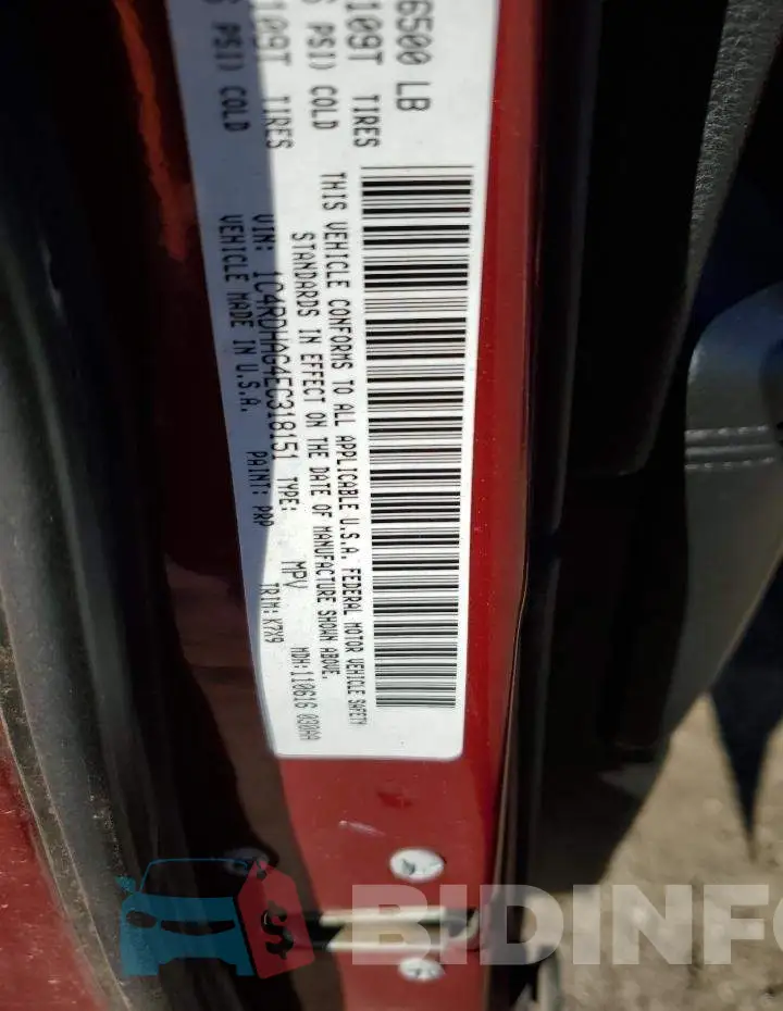 1C4RDHAG4EC318151 Photo# 14