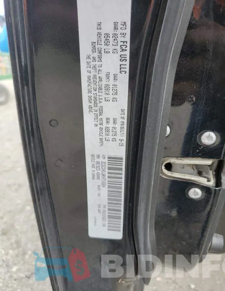 2C3CDXGJ8KH710324 Photo# 12