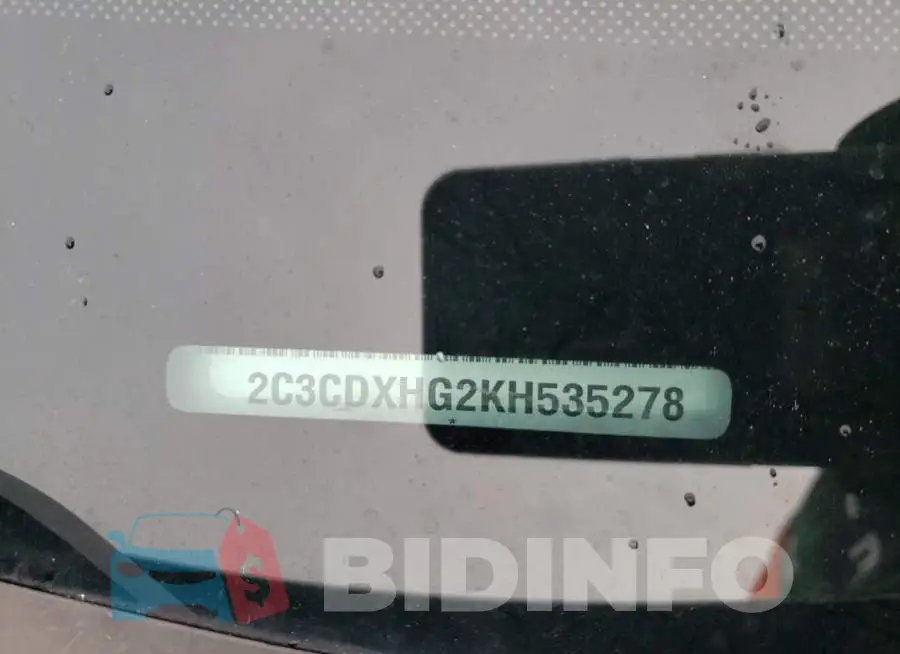 2C3CDXHG2KH535278 Photo# 12