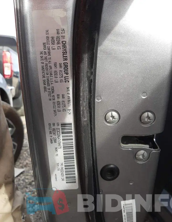 2C3CDZAG4FH704079 Photo# 12