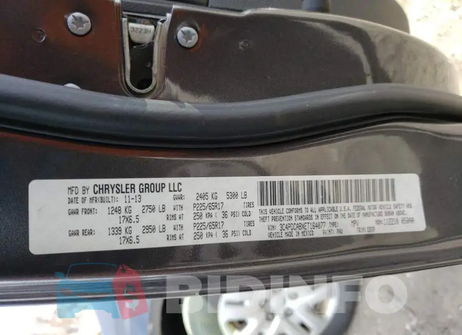 3C4PDCABXET164077 Photo# 13
