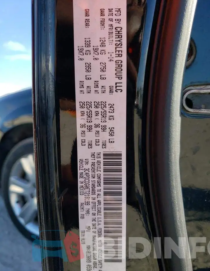 3C4PDCDG0ET218199 Photo# 13