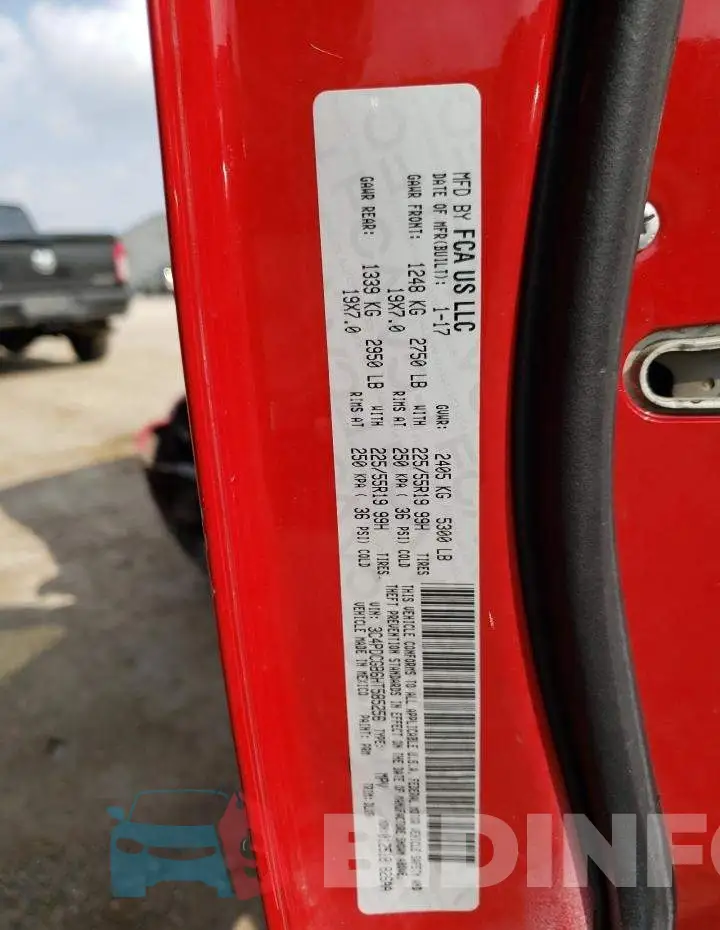 3C4PDCGB6HT585256 Photo# 13