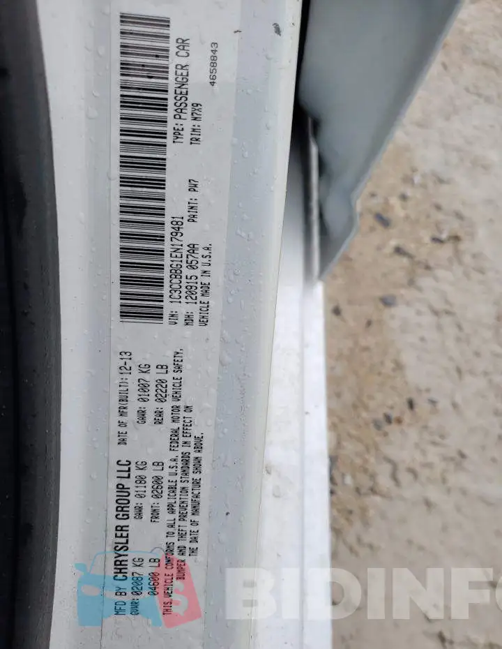 1C3CCBBG1EN179481 Photo# 13