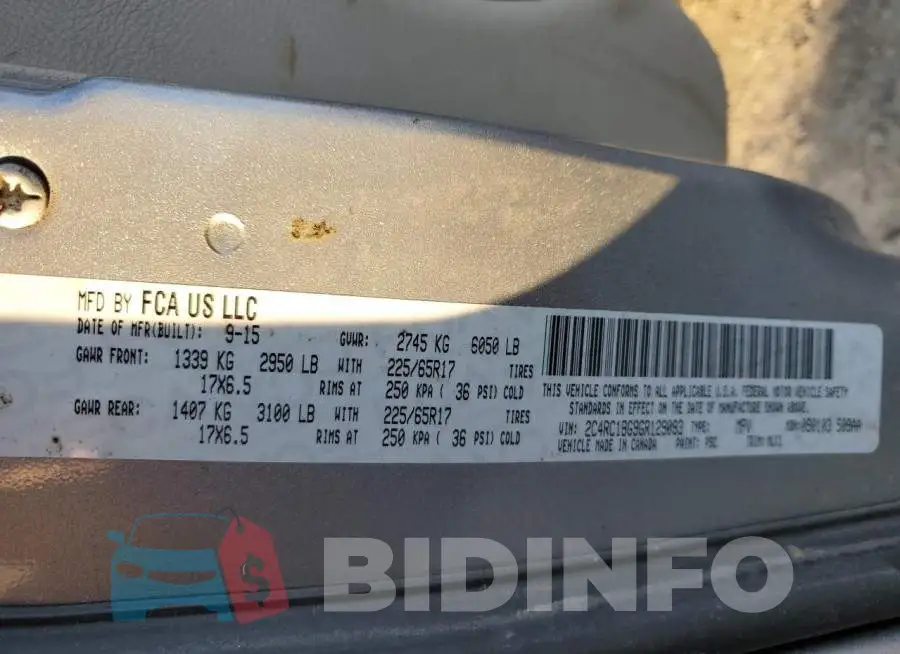 2C4RC1BG9GR129093 Photo# 13