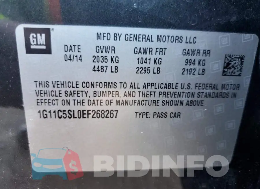 1G11C5SL0EF268267 Photo# 12