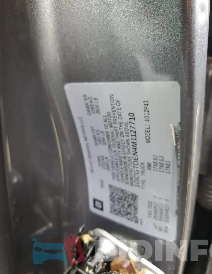 1GCGTDEN4M1127710 Photo# 12