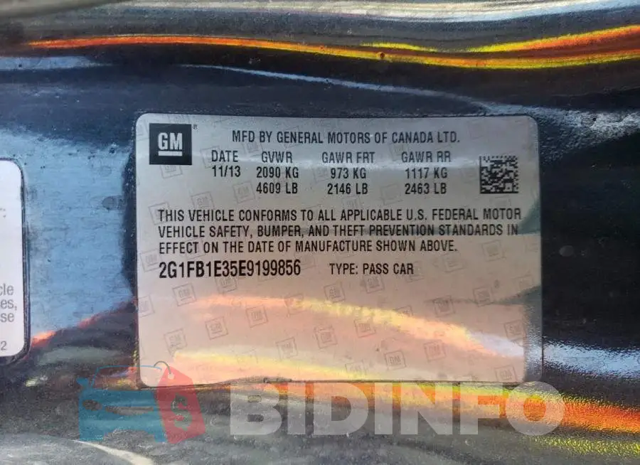 2G1FB1E35E9199856 Photo# 13