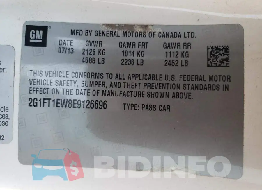 2G1FT1EW8E9126696 Photo# 12