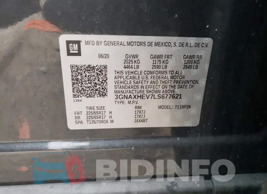 3GNAXHEV7LS677621 Photo# 13