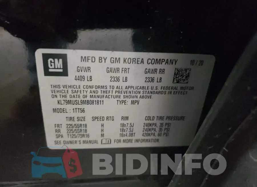 KL79MUSL9MB081811 Photo# 10
