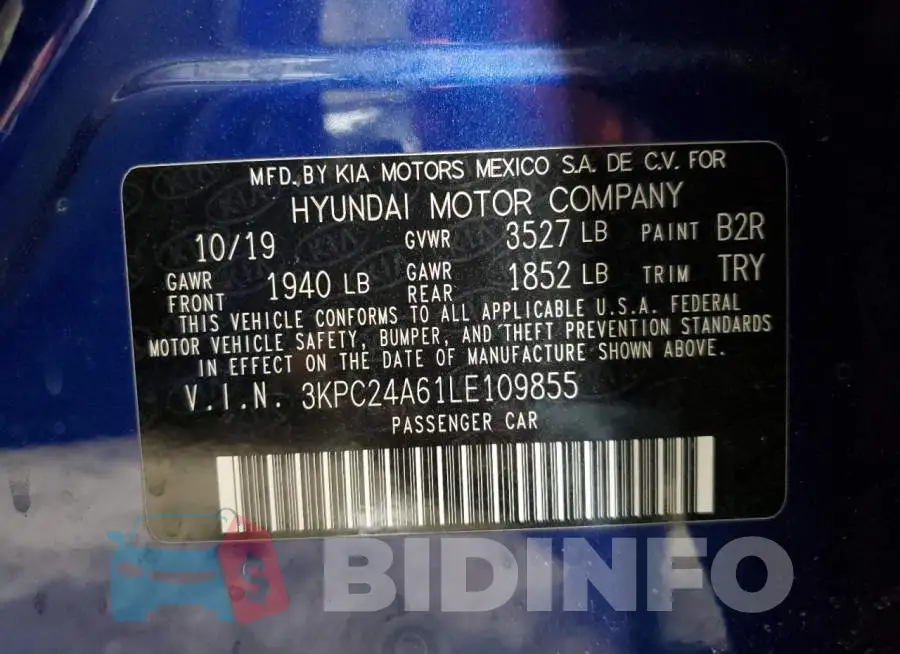 3KPC24A61LE109855 Photo# 13