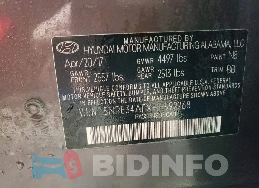 5NPE34AFXHH592268 Photo# 12