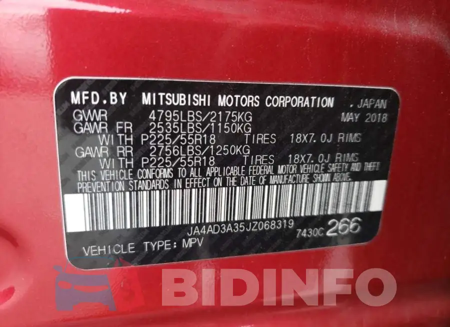 JA4AD3A35JZ068319 Photo# 10