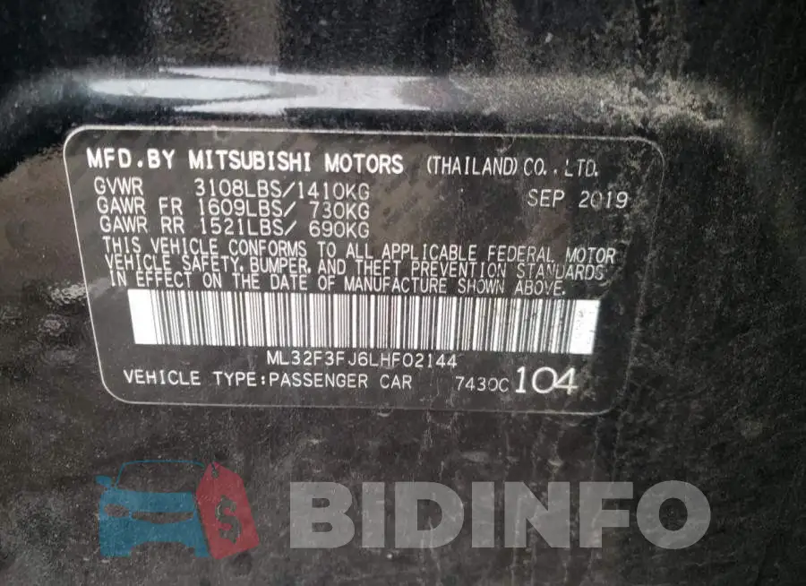 ML32F3FJ6LHF02144 Photo# 12