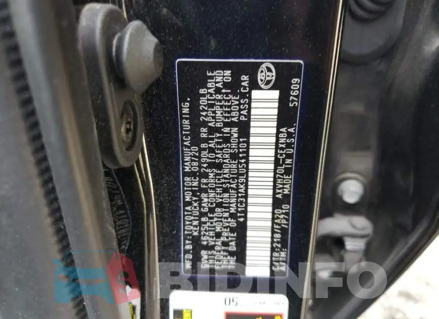 4T1C31AK9LU541101 Photo# 13