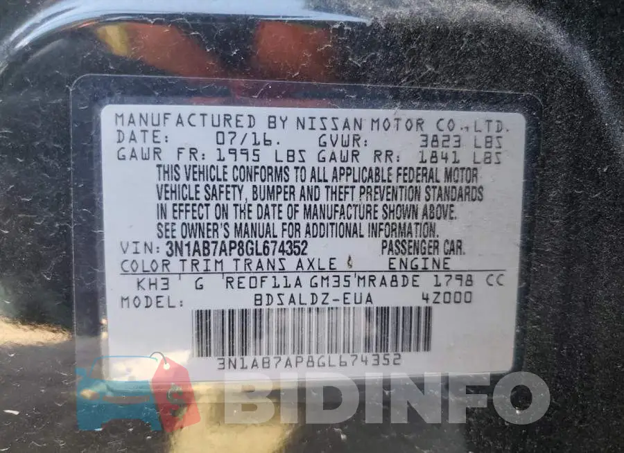 3N1AB7AP8GL674352 Photo# 10