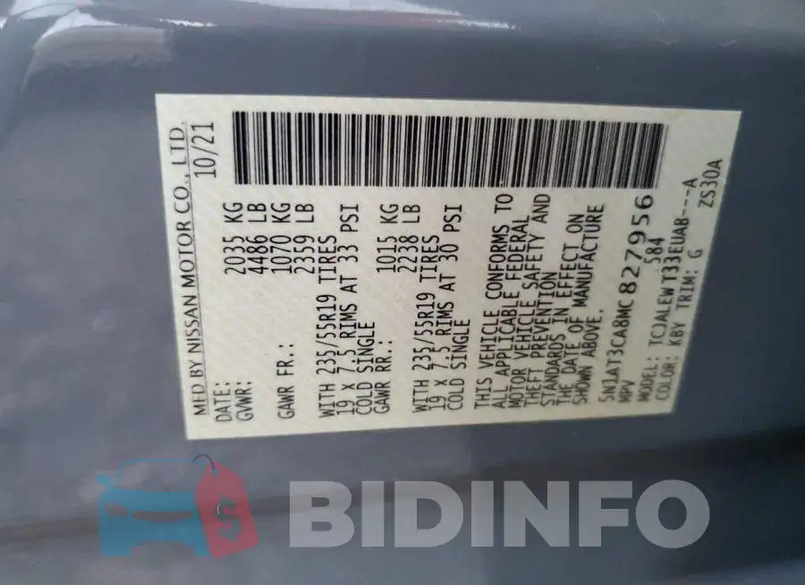5N1AT3CA8MC827956 Photo# 13