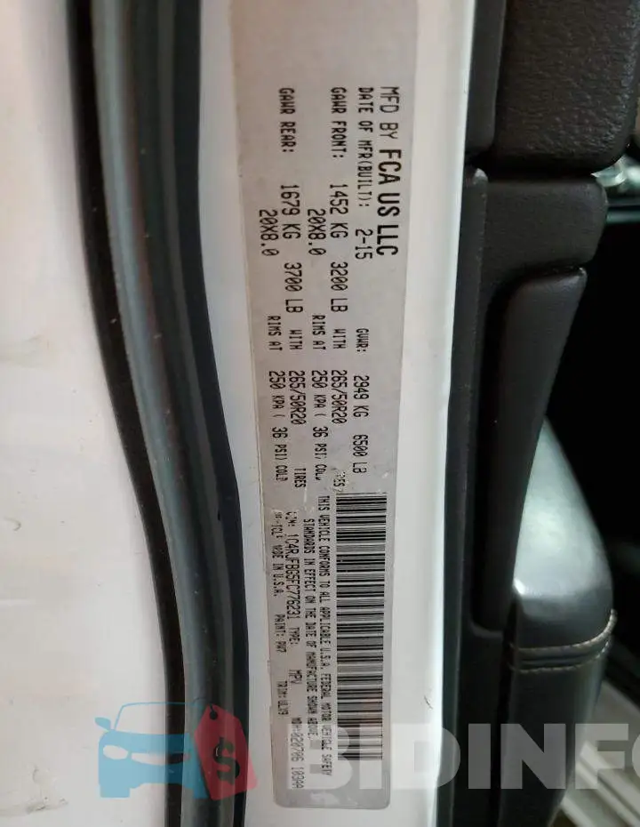1C4RJFBG5FC776231 Photo# 10