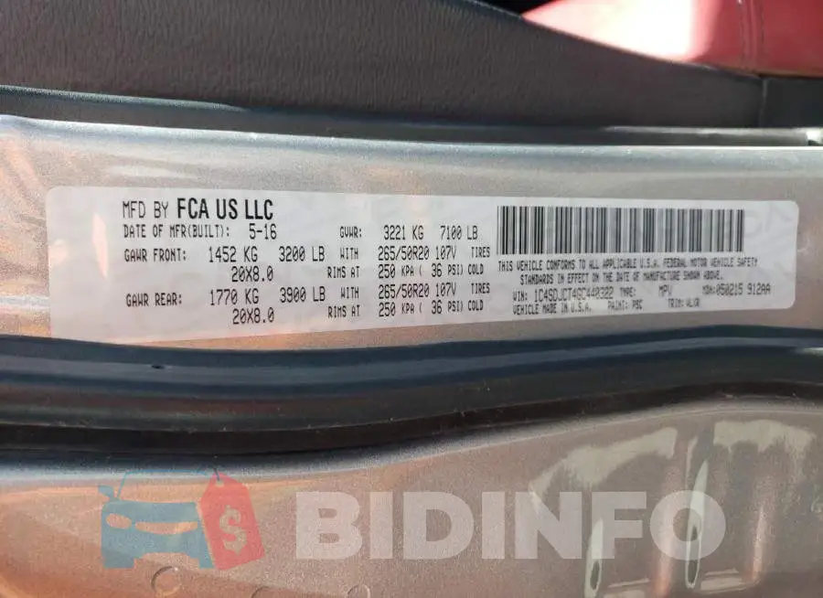 1C4SDJCT4GC440322 Photo# 10