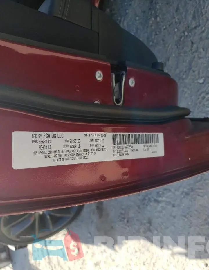 2C3CDXGJ7KH753889 Photo# 10