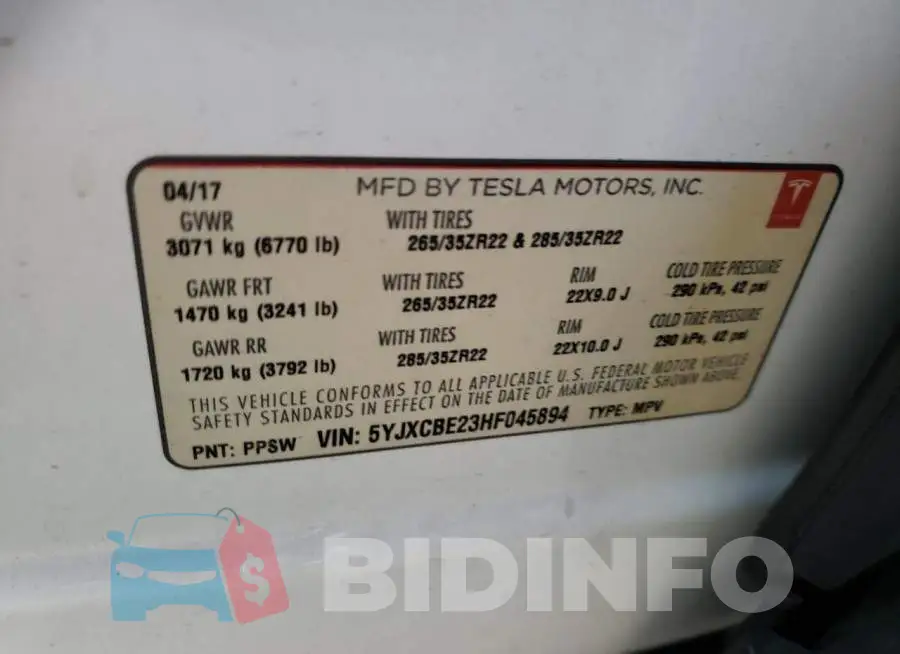 5YJXCBE23HF045894 Photo# 12