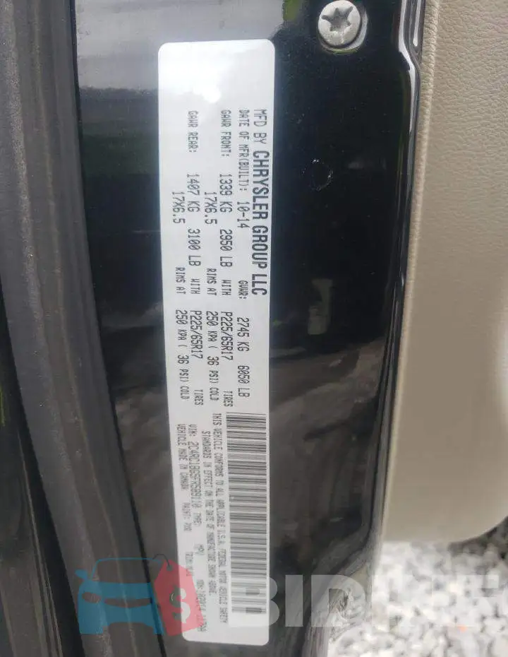 2C4RC1BG5FR589110 Photo# 10